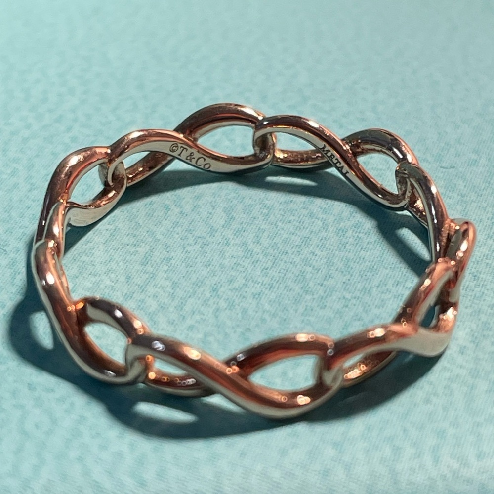 Tiffany rubedo infinity ring RARE larger size - Picture 4 of 6